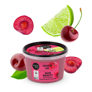 ORGANIC SHOP Скраб для тіла Пом'якшуючий Вишня та Лайм 250мл