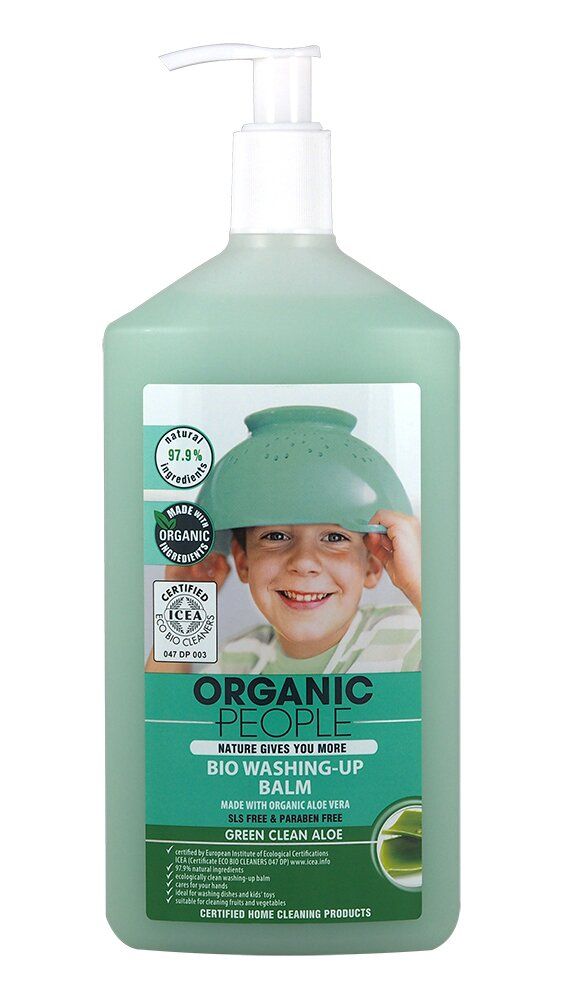 Organic People Био-Бальзам для мытья посуды "Green clean Aloe" 500мл