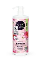 ORGANIC SHOP Шампунь для фарбованого волосся Сяйво Водна лілія і Амарант 1000мл