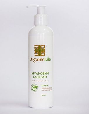 OrganicLife Бальзам аргановий "Змінцюющий Бамбук"250мл
