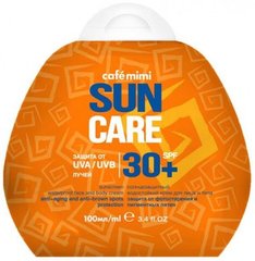 Cafe mimi SUNCARE Солнцезащитный водостойкий крем для лица та тела SPF-30+ 100мл