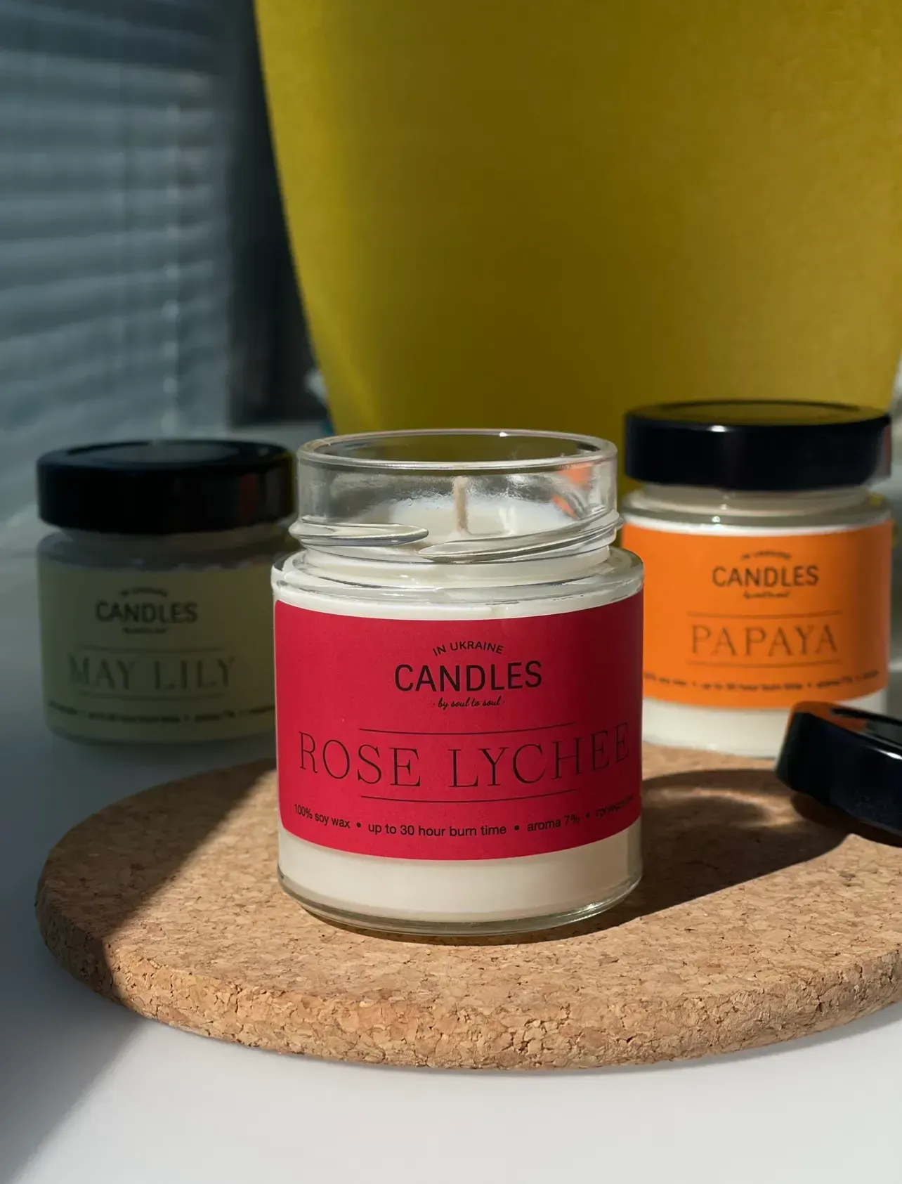 CANDLES IN UA Аромасвічка "ЛІЧІ" 120г