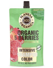 Planeta Organica ECO Шампунь для яскравості кольору волосся Organic 5 berries 200мл
