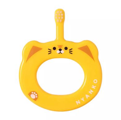 ECOLIFE Дитяча зубная щітка для малюків (жовта)