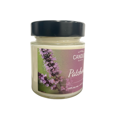 CANDLES IN UA Аромаcвічка PATCHOULI (пачулі) 120г