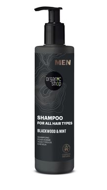 ORGANIC SHOP MEN Шампунь для всіх типів волосся Blackwood and Mint 280мл