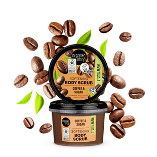 ORGANIC SHOP Пом'якшуючий скраб для тіла "COFFEE & SUGAR" (колишній Бразильська кава) 250мл