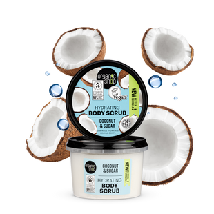 ORGANIC SHOP Скраб для тіла Зволожуючий Кокос 250мл