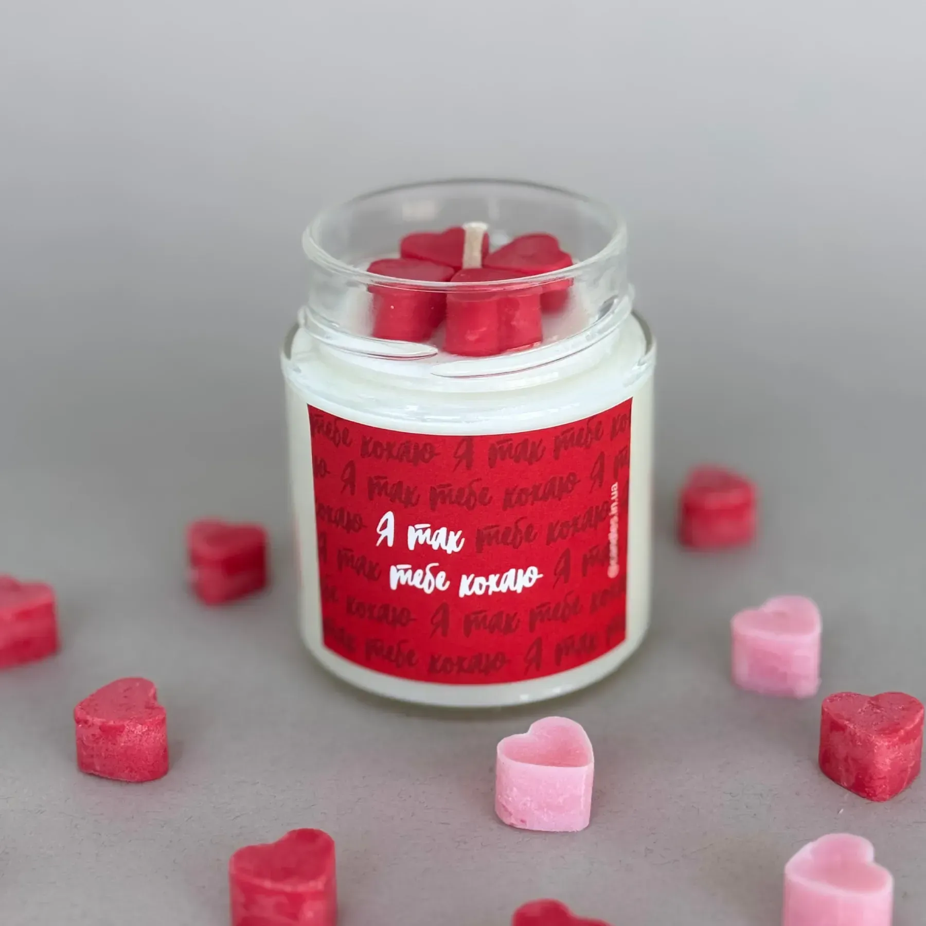 CANDLES IN UA Аромасвічка "Я так тебе кохаю"❤️ 120г