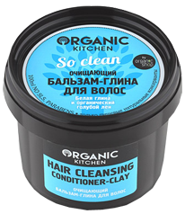 Organic Kitchen Бальзам-глина для волосся "So clean" Очищуючий 100мл