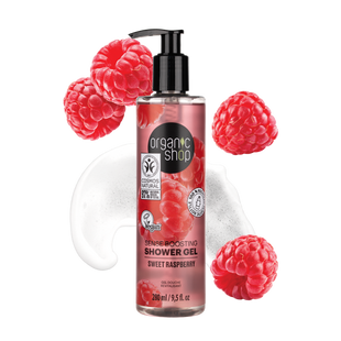 ORGANIC SHOP M&M Гель для душу Заряджаючий емоціями Солодка Малина 280мл