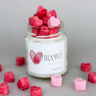 CANDLES IN UA Аромасвічка "Відчуй"❤️ 120г
