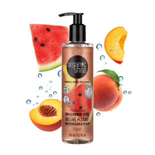 ORGANIC SHOP M&M Гель для душу Зволожуючий Bellini, please! Кавун та Персик 280мл