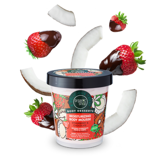 ORGANIC SHOP Body Desserts Зволожуючий мус для тіла Strawberry_Chocolate 450мл