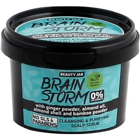 Beauty Jar Скраб-шампунь очищуючий для шкіри голови "BRAINSTORM" 100мл
