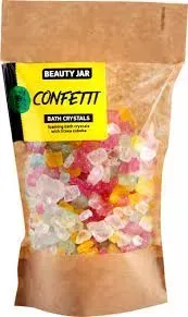 Beauty Jar Кристали для ванни пінисті з конфеті з літцеєю кубеба 600г