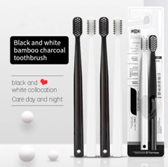 ECOLIFE Набір зубних щіток (чорна+біла)