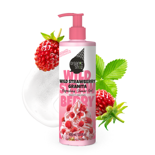 ORGANIC SHOP ICE CREAM Гель для душу Освіжаючий "Солодкі Мрії" WILD STRAWBERRY GRANITA 400мл