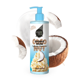 ORGANIC SHOP ICE CREAM Гель для душу Пом'якшувальний "Кремові Задоволення" COCONUT CRUSH 400мл