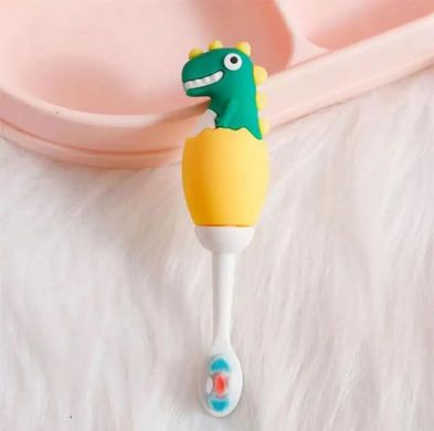 ECOLIFE Дитяча зубна щітка "Динозаврик" (1-7 років)