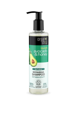 ORGANIC SHOP Шампунь для волосся "Відновлюючий Avocado & Honey Organic" 280мл