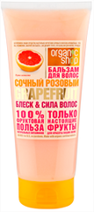 ORGANIC SHOP ФРУКТИ Бальзам для волосся "Соковитий рожевий grapefruit" 200мл