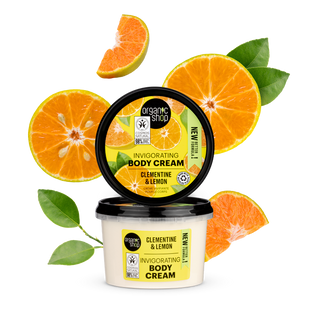 ORGANIC SHOP Підбадьорливий крем для тіла "Клементин і Лимон" 250мл