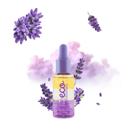 ECOFORIA Lavender Clouds Еліксир для обличчя Трифазний 30мл, що відновлює