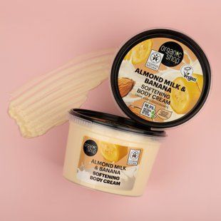 ORGANIC SHOP Крем для тіла Пом'якшуючий Мигдальне молоко та Банан 250мл