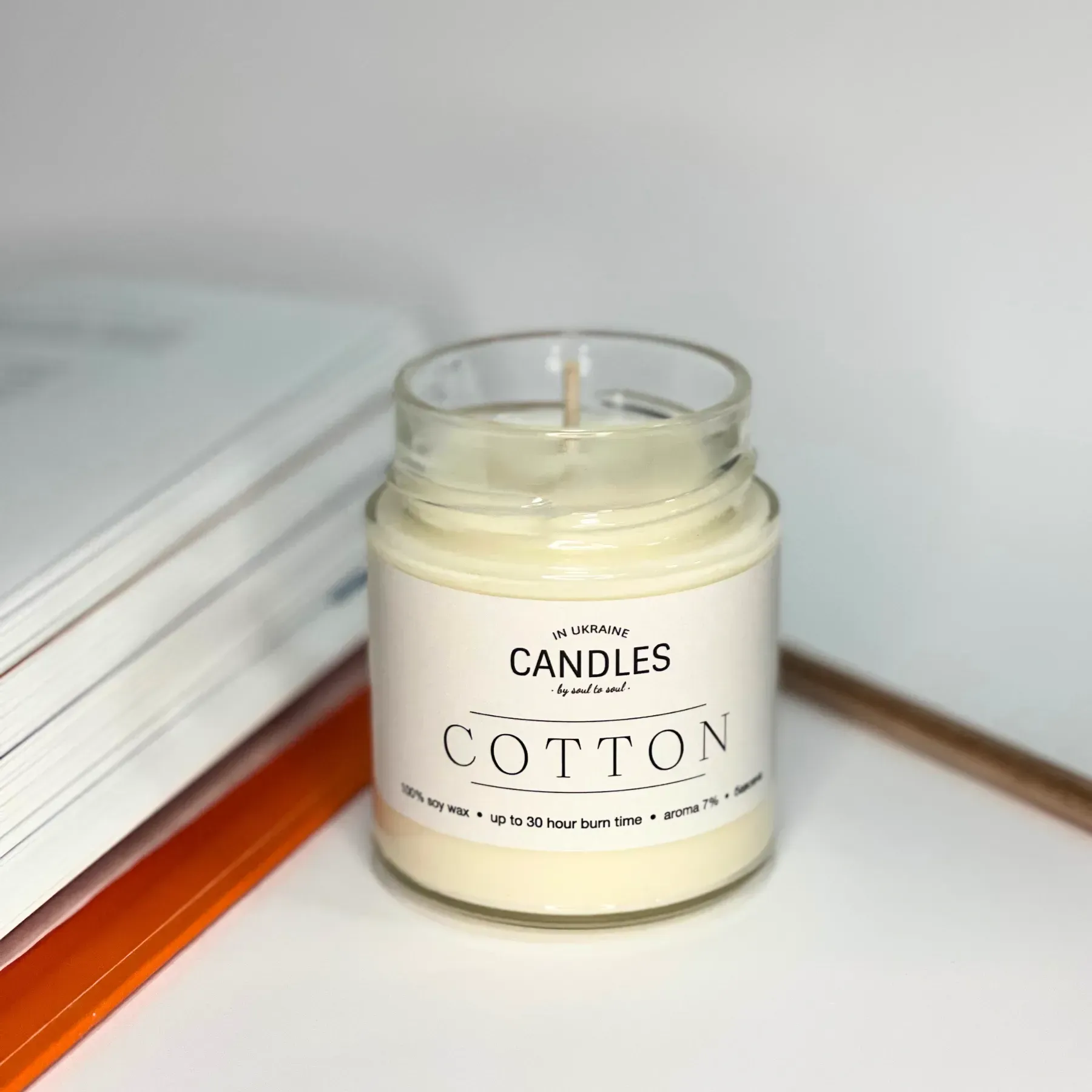 CANDLES IN UA Аромасвічка COTTON (бавовна) 120г