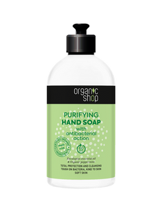 ORGANIC SHOP Antibacterial action Мило для рук "Очищуючий антибактеріальний" 500мл
