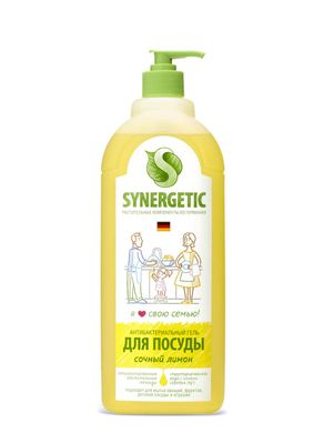 SYNERGETIC Засіб біорозкладний для миття посуду, дитячих іграшок з ароматом лимона 500мл