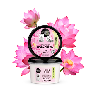 ORGANIC SHOP Крем для тіла Заспокоюючий Лотус 250мл
