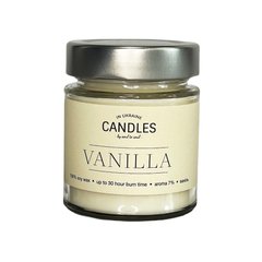 HAND MADE Ароматизированная свеча VANILLA (ваниль) 120г