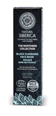 Natura Siberica The Northern Collection Маска для обличчя "Чорна Очищуюча" 80мл