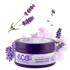 ECOFORIA Lavender Clouds Патчи для глаз Осветляющие 8 часов сна 60шт