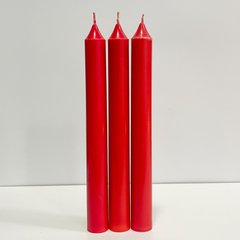 CANDLES IN UA Столові свічки червоні (1шт)