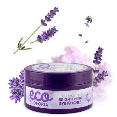 ECOFORIA Lavender Clouds Патчі для очей Освітлюючі 8 годин сну 60шт