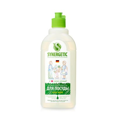 SYNERGETIC Средство биоразлагаемое для мытья посуды, детских игрушек с ароматом алоэ 500мл