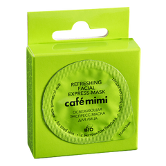 Cafe mimi Маска-экспресс для лица "Освежающая" с охлаждающим эффектом 15мл