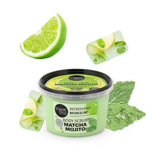 ORGANIC SHOP Скраб для тіла Matcha Mojito Освіжаючий 250мл