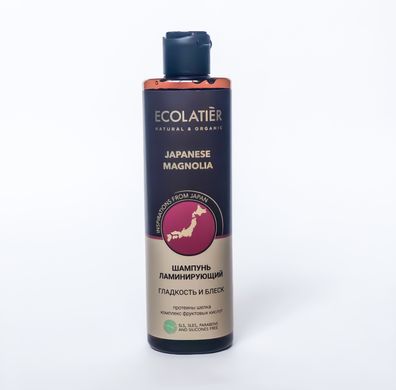 Ecolatier Шампунь для волосся "Ламінуючий Гладкість і блиск ЯПОНСКА Магнолія" 250мл