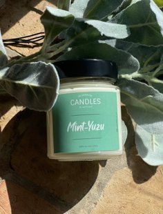 CANDLES IN UA Аромаcвічка MINT+YUZU 120г