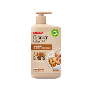 Dicora Urban Fit Гель для душу Живильний з вітаміном В Мигдаль та горіхи 825мл