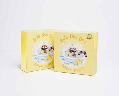 Коробка SoapMe "Bath Day Box Lemon sugar" (100 гр. 70 гр. 75 гр.)