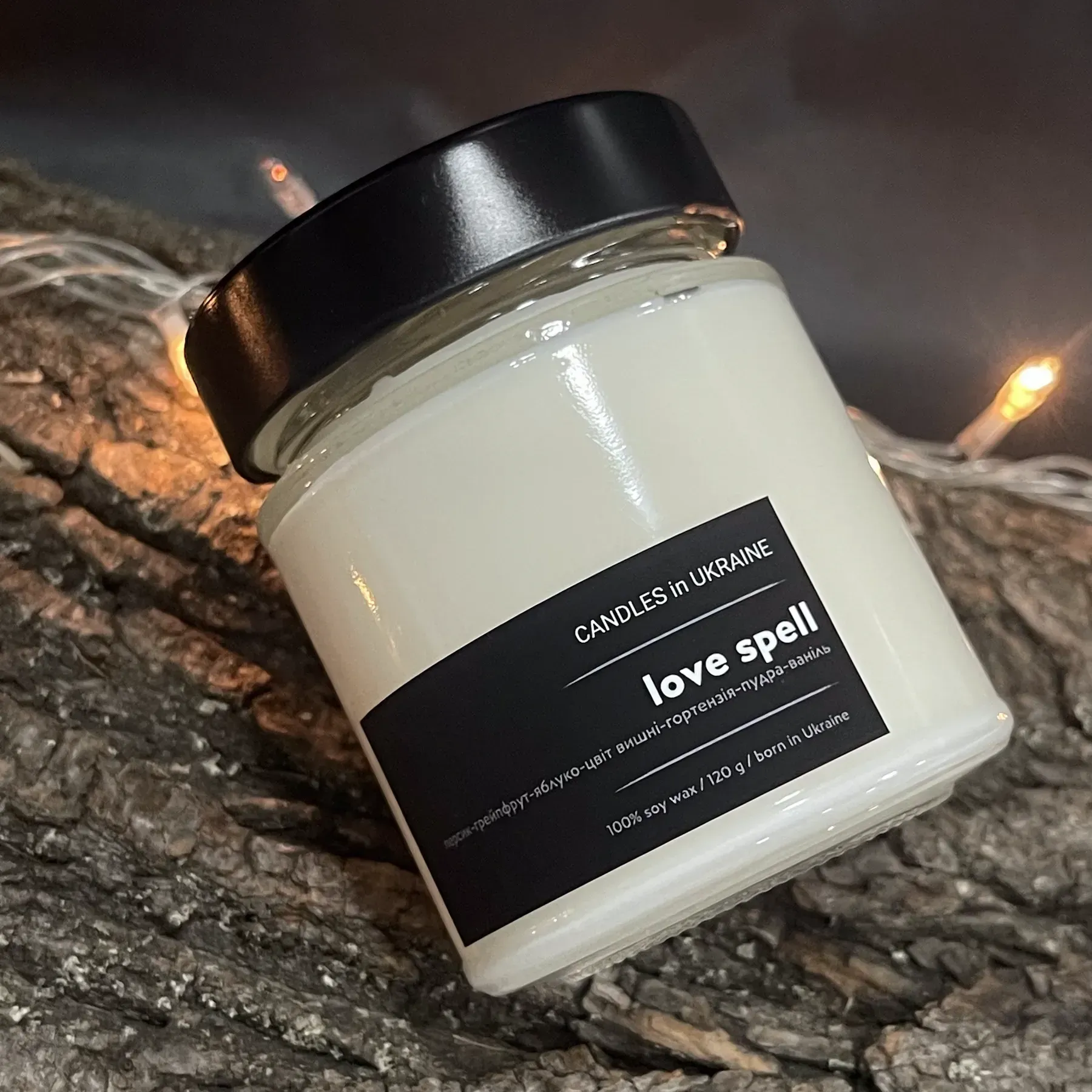 CANDLES IN UA Аромаcвічка LOVE SPELL