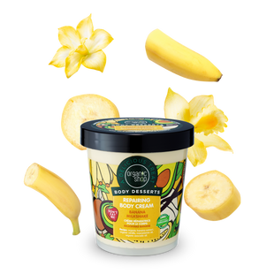 ORGANIC SHOP Body Desserts Крем для тіла Banana Відновлюючий 450мл