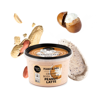 ORGANIC SHOP Скраб для тіла "PEANUT LATTE" Вершковий Арахіс і Ши 250мл