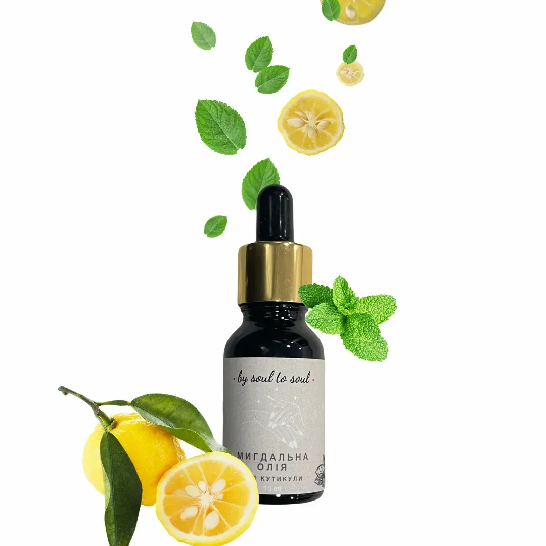 BY SOUL TO SOUL Мигдальна олія для кутикули MINT+YUZU 15мл
