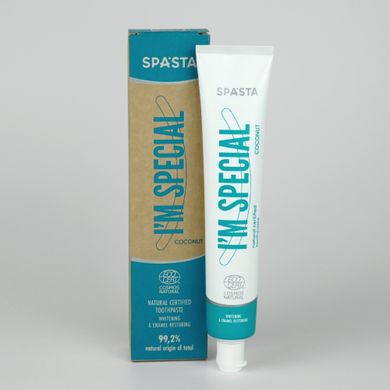SPASTA Натуральна зубна паста I"M Special Спеціальне відбілювання та відновлення емалі 75мл